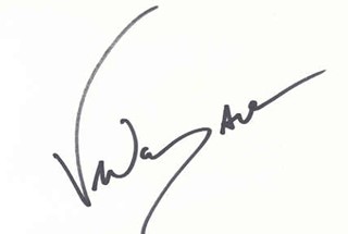 Jean-Claude Van Damme autograph