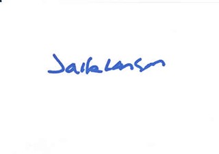 Jack Larson autograph