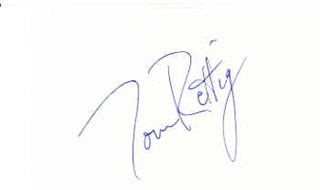 Tom Rettig autograph