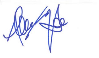 Alexa Vega autograph