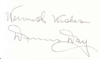 Dennis Day autograph