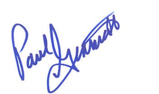Paul Giamatti autograph