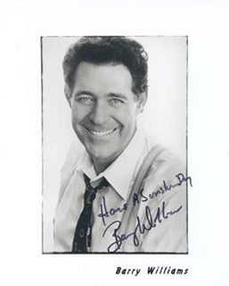 Barry Williams autograph