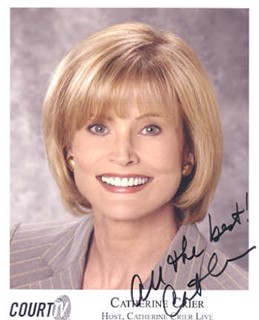 Catherine Crier autograph