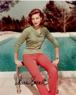 Lauren Bacall autograph