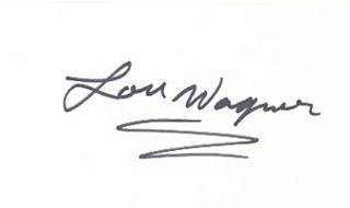 Lou Wagner autograph