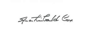 Archibald Cox autograph