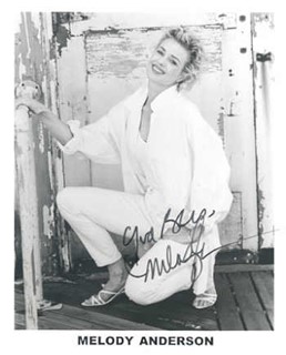 Melody Anderson autograph