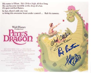 Pete's Dragon autograph