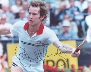 John McEnroe autograph