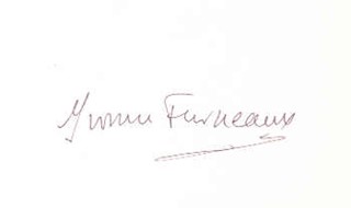 Yvonne Furneaux autograph