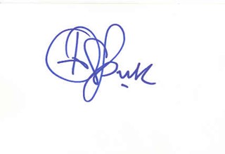 Pink autograph