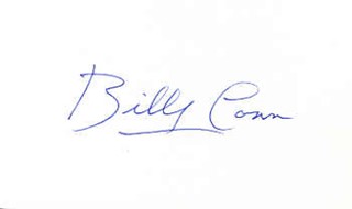 Billy Conn autograph