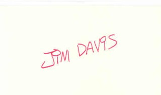 Jim Davis autograph