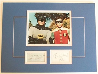 Batman TV autograph