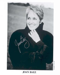 Joan Baez autograph