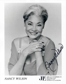 Nancy Wilson autograph