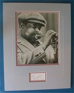 Dizzy Gillespie autograph