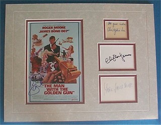 The Man With the Golden Gun autograph