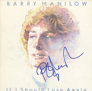 Barry Manilow #2 autograph