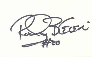 Rocky Bleier autograph