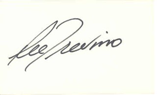 Lee Trevino autograph