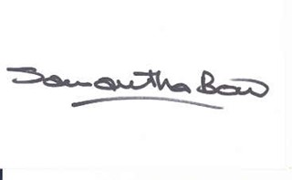 Samantha Bond autograph