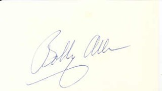 Bobby Allison autograph