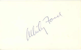 Whitey Ford autograph