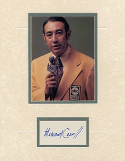 Howard Cosell autograph