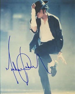 Michael Jackson autograph