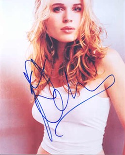 Rebecca Romijn autograph