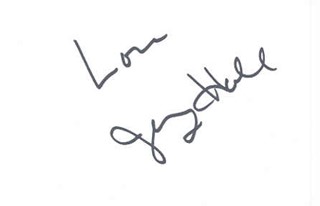 Jerry Hall autograph
