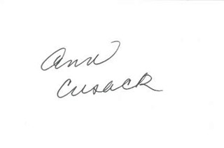 Ann Cusack autograph