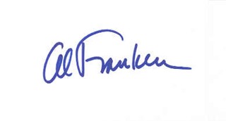 Al Franken autograph