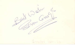 Susan George autograph