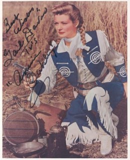 Gail Davis autograph
