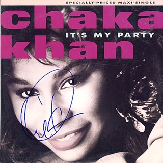Chaka Khan autograph