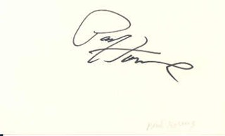 Paul Hornung autograph
