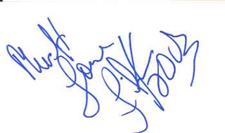 Lil Kim autograph