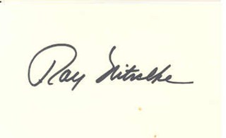Ray Nitschke autograph