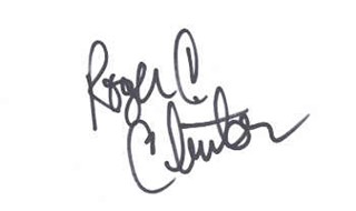 Roger Clinton autograph
