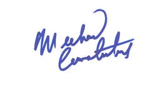 Michael Constantine autograph
