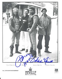 Neville Brothers autograph