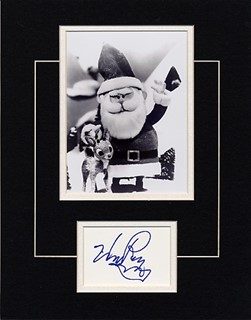 Mickey Rooney as Kris Kringle autograph
