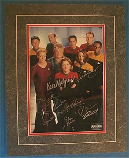 Star Trek Voyager autograph