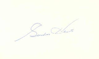 Gordie Howe autograph