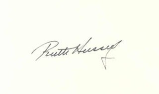 Ruth Hussey autograph