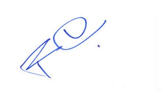 Rick Ocasek autograph
