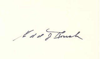 Edd Roush autograph